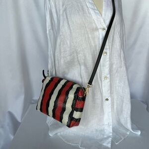 Clare V Midi Sac Poppy Snake